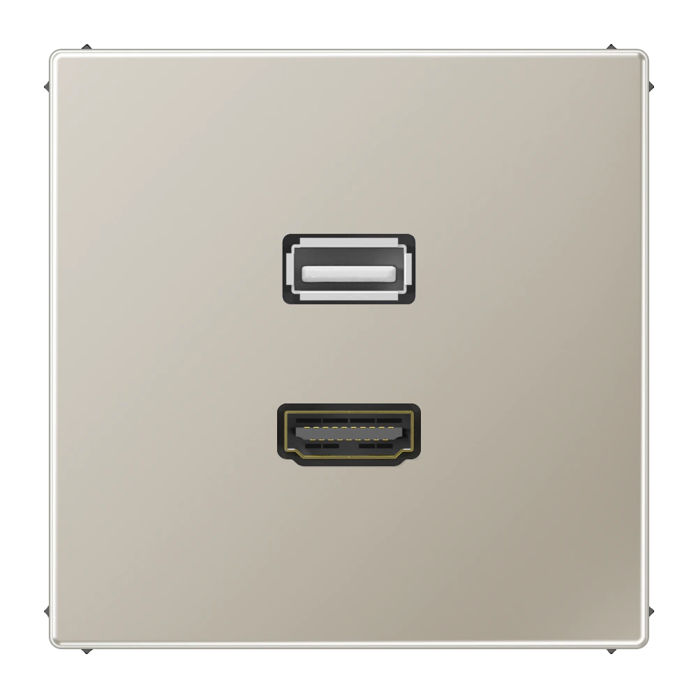 HDMI / USB 2.0 — JUNG Other, Ivory, art. MAES1163