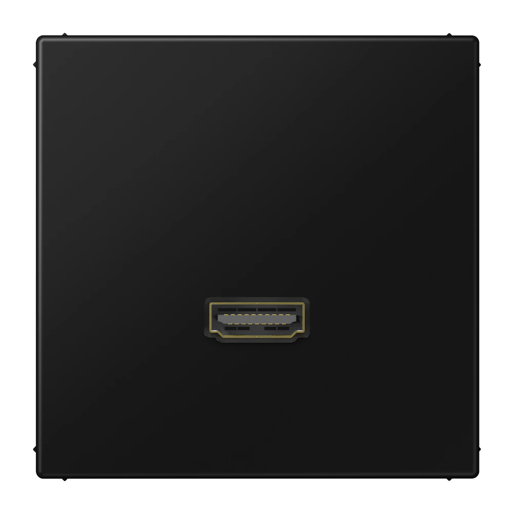 HDMI — JUNG Multimedia, Black, art. MALS1112SW