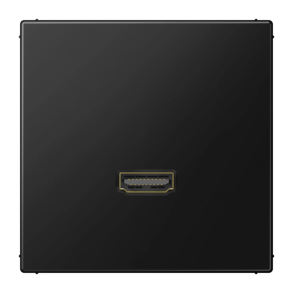 HDMI — JUNG Multimedia, Black Matt, art. MALS1112SWM