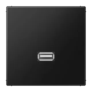 USB 2.0, термопласт лак., серия LS, матовый графит
