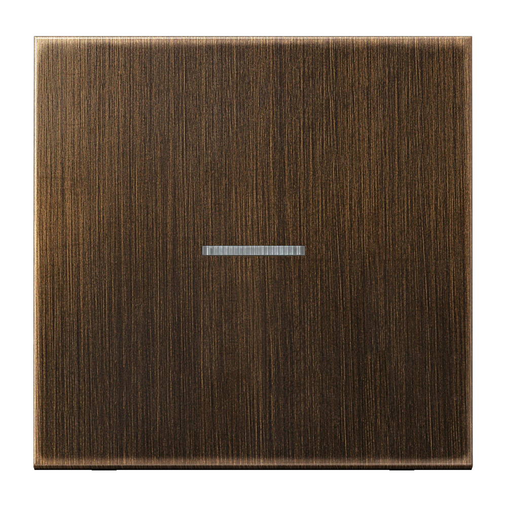 KNX RF кнопка, 1 группа — JUNG LS 990, Античная латунь, арт. ME10911STRFAT