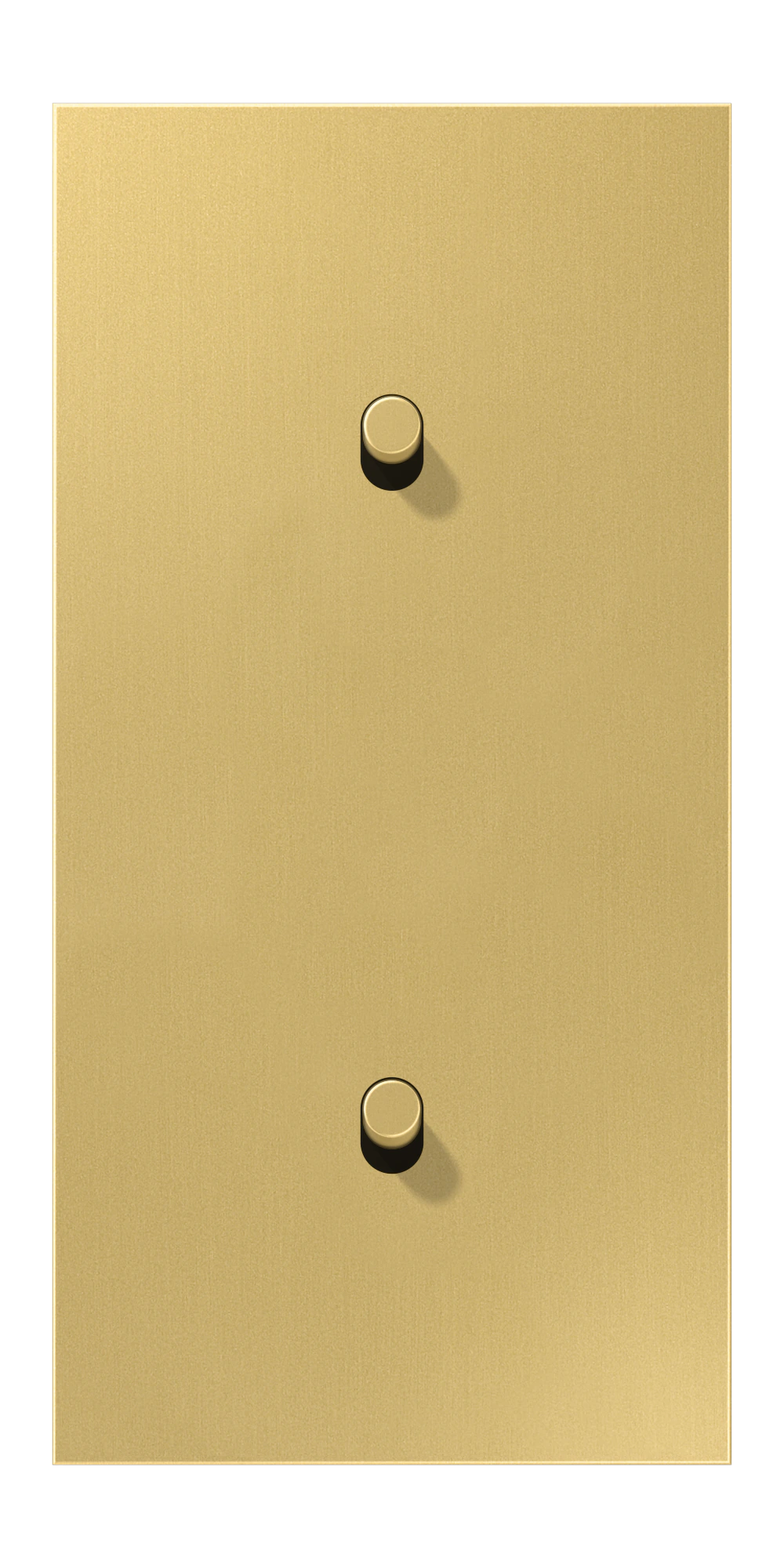 Centre plate with toggle lever "cylinder" — JUNG LS 1912, Cylinder — Cyl Classic Brass, art. ME12-20CR25