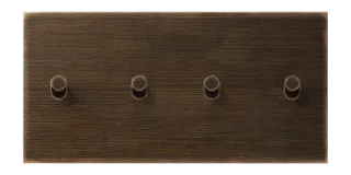 Centre plate with toggle lever "cone"