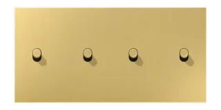 Centre plate with toggle lever "cylinder"