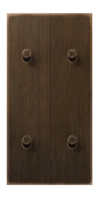 Centre plate with toggle lever "cone"