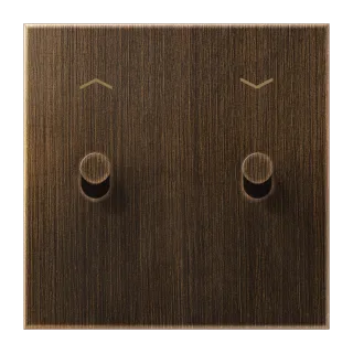 Centre plate with toggle lever "cone"