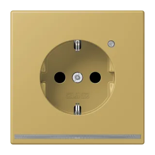 SCHUKO®-розетка с ориентационной светодиодной подсветкой