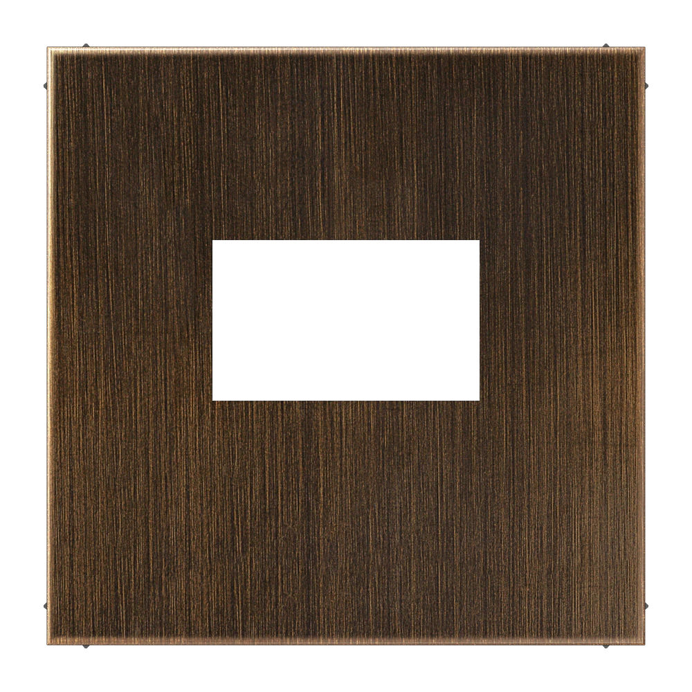Centre plate for USB charger — JUNG LS 990, antique brass, art. ME1969USBAT