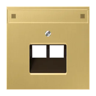 JUNG LS 990, classic brass, art. ME2969-2NAUAC
