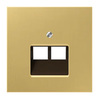 JUNG LS 990, classic brass, art. ME2969-2UAC