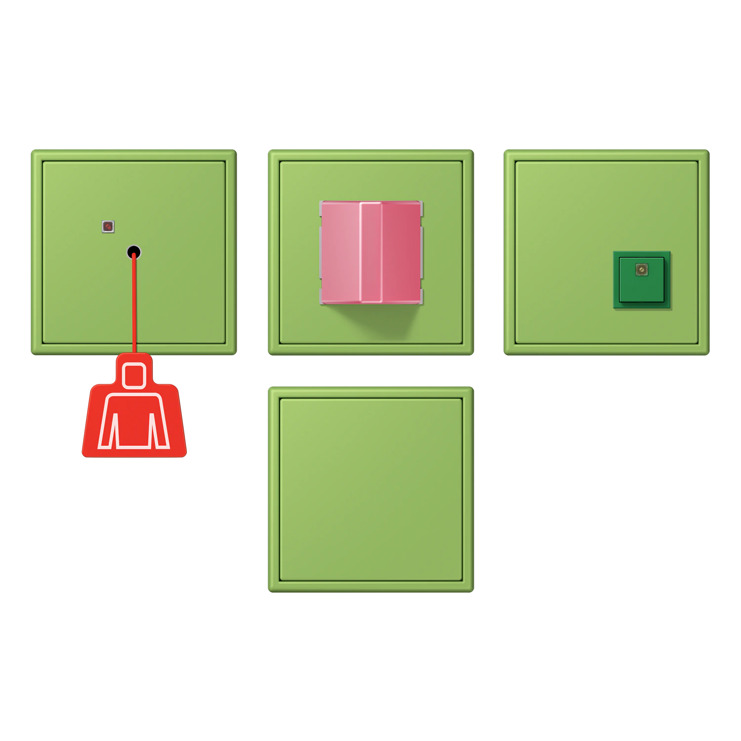 Emergency system set — JUNG NRS, Ivory, art. NRSLC0834220