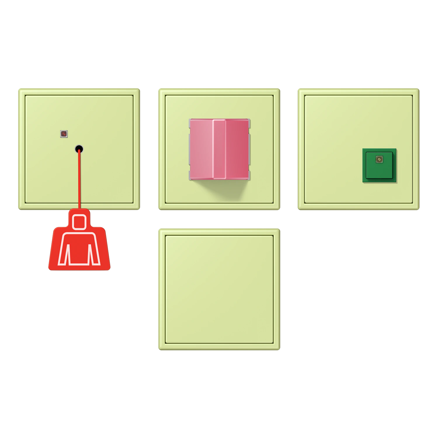 Emergency system set — JUNG NRS, Ivory, art. NRSLC0834222