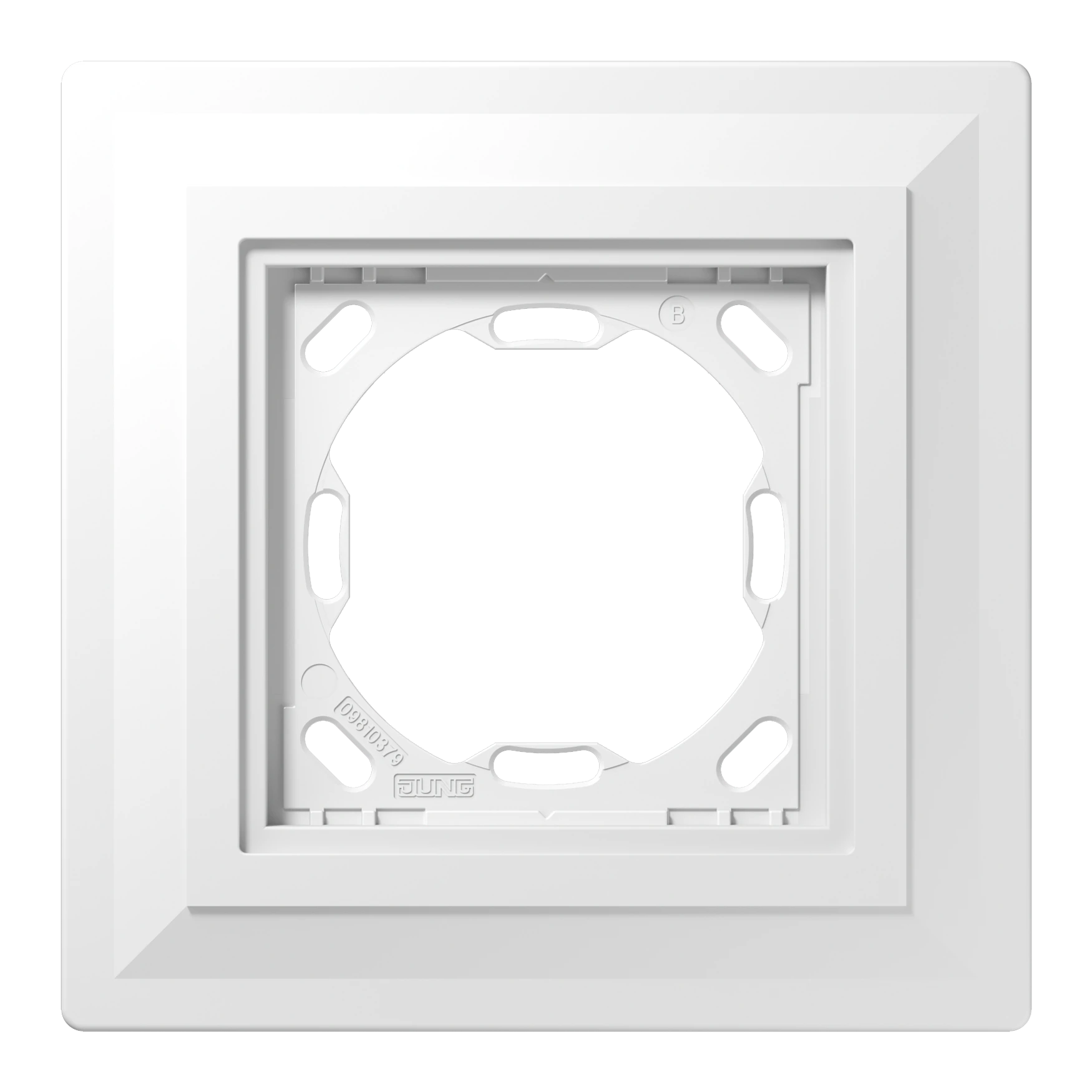 Plastering frame for flush-mounting installation — JUNG Other, Ivory, art. PA981G125-0