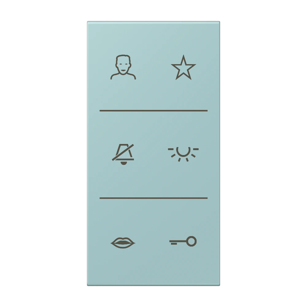 Symbol cover video — JUNG Smart Display, Ivory, art. SIV6LCDC214