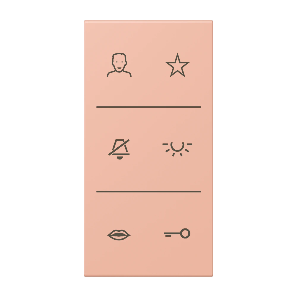 Symbol cover video — JUNG Smart Display, Ivory, art. SIV6LCDC231