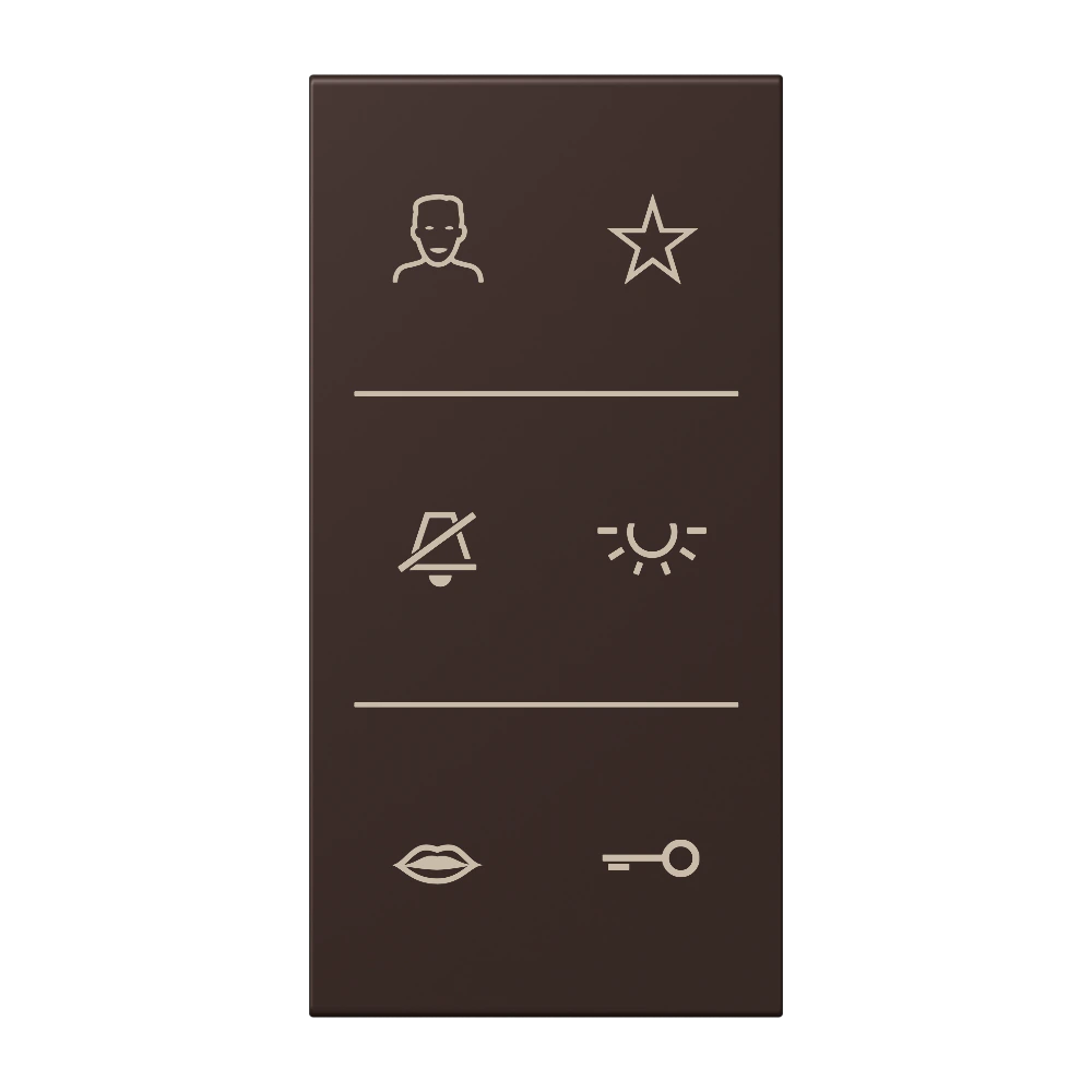 Symbol cover video — JUNG Smart Display, Ivory, art. SIV6LCDC252
