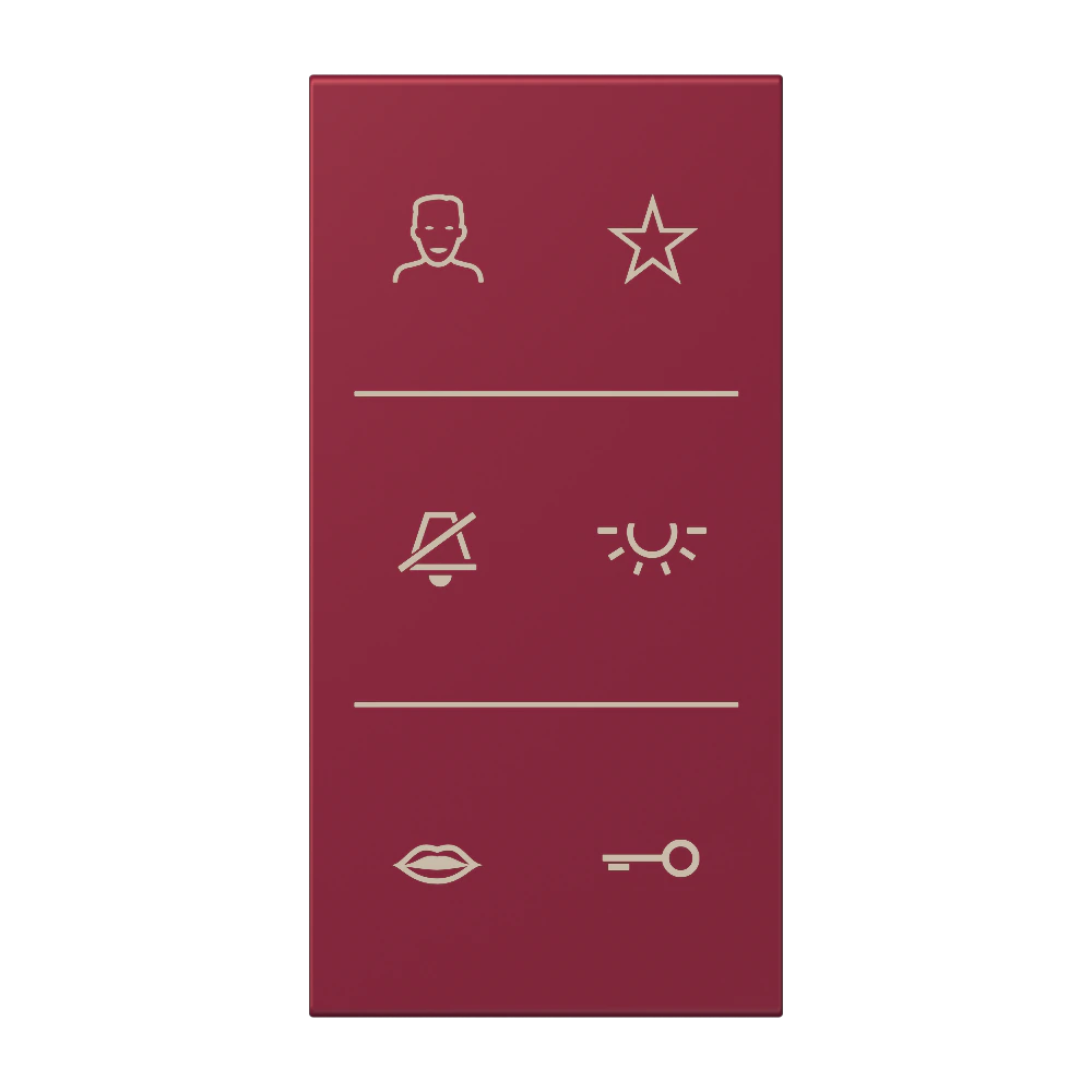 Symbol cover video — JUNG Smart Display, Ivory, art. SIV6LCDC255