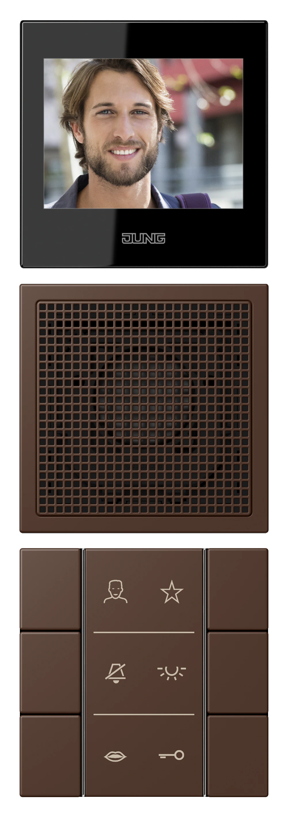 Video indoor station 2.7’’ — JUNG Smart Display, Ivory, art. SIVILC627239