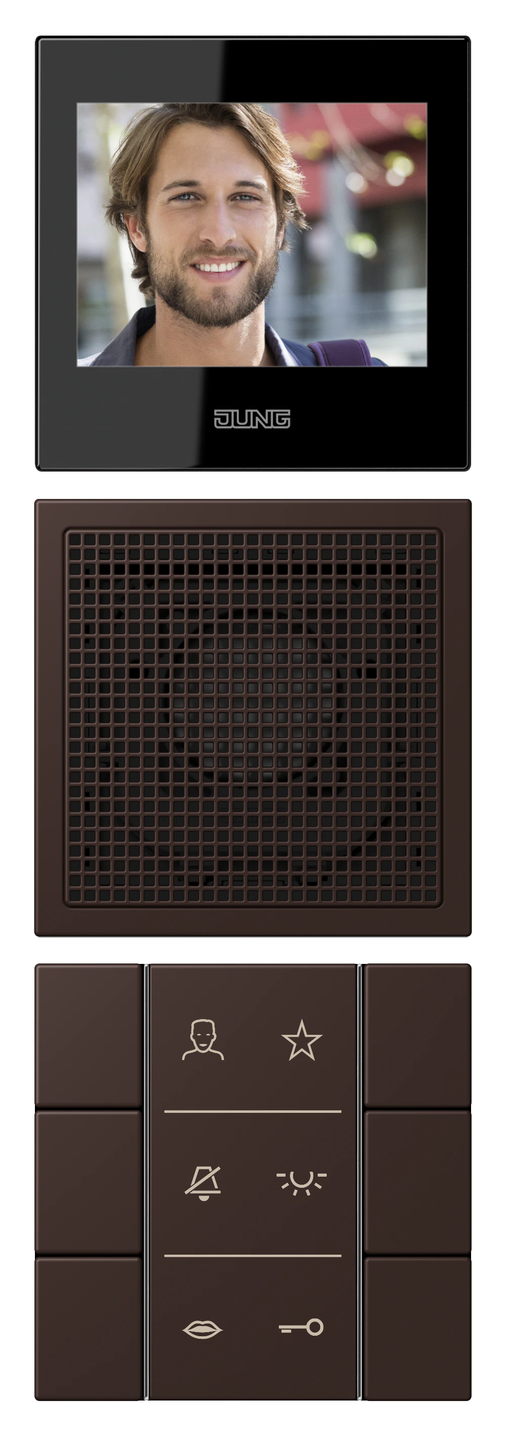 Video indoor station 2.7’’ — JUNG Smart Display, Ivory, art. SIVILC627252