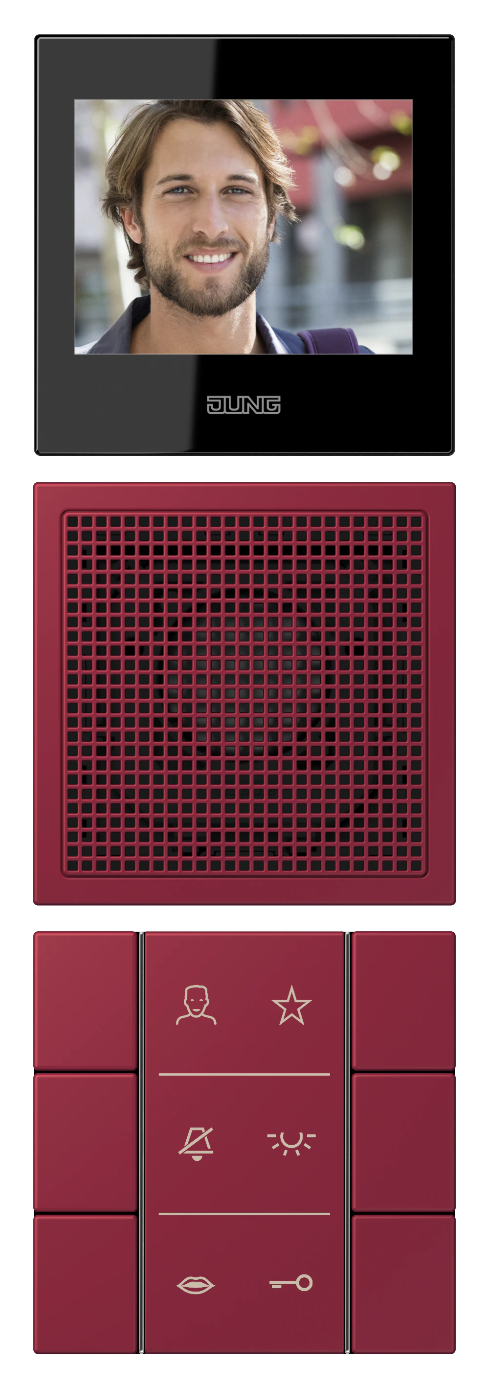 Video indoor station 2.7’’ — JUNG Smart Display, Ivory, art. SIVILC627255