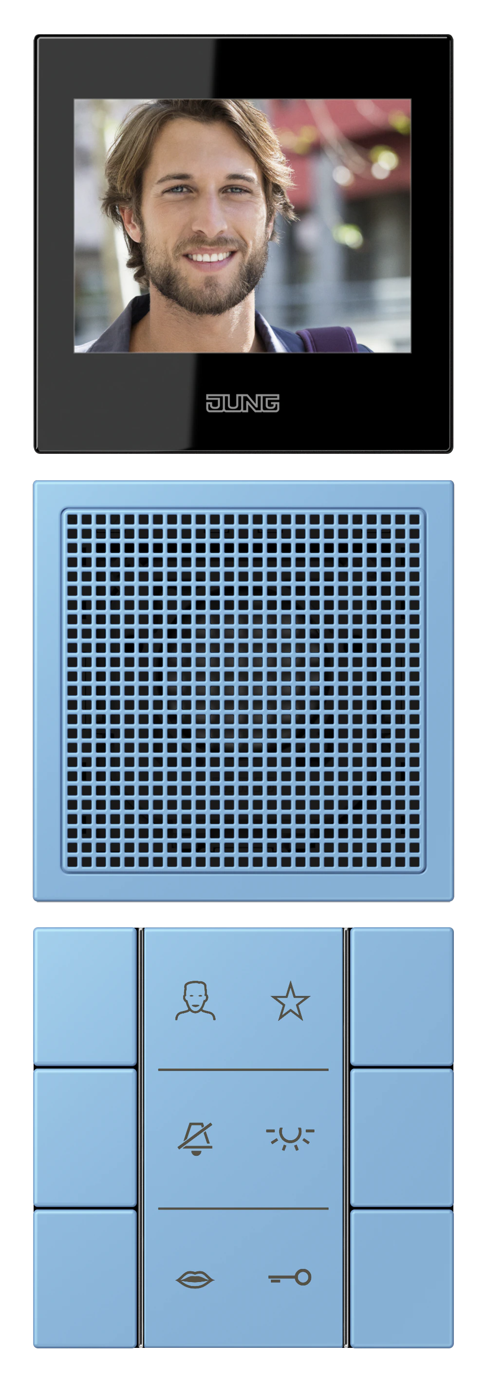 Video indoor station 2.7’’ — JUNG Smart Display, Ivory, art. SIVILC627256