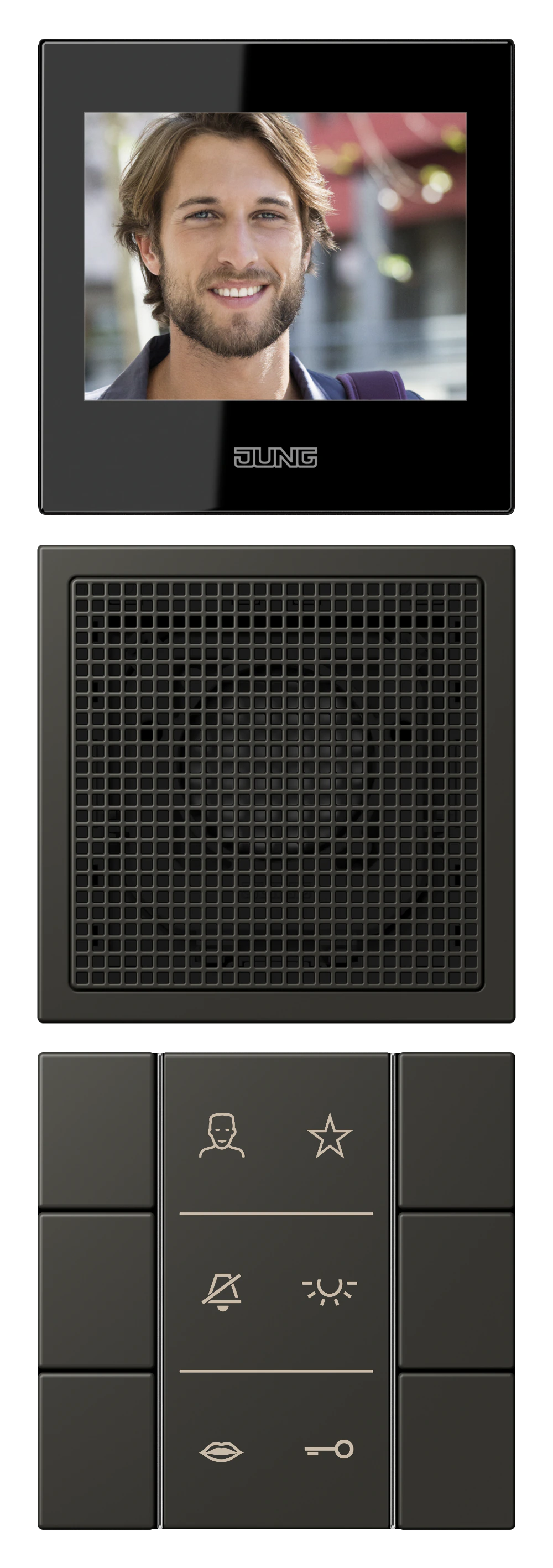 Video indoor station 2.7’’ — JUNG Smart Display, Ivory, art. SIVILC627259