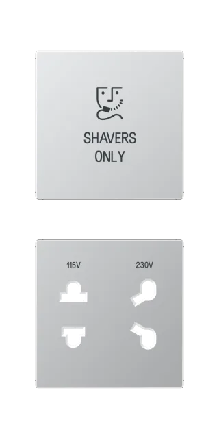 Cover for electric shaver socket outlet