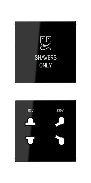 Cover for electric shaver socket outlet