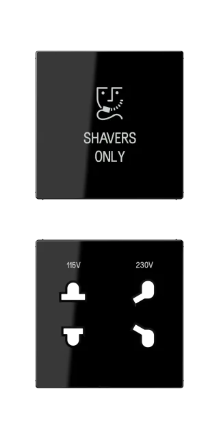 Cover for electric shaver socket outlet