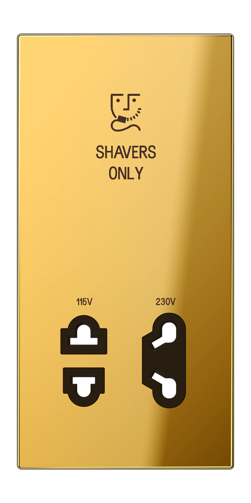 Cover for electric shaver socket outlet — JUNG Other, Ivory, art. SOGO7522PL
