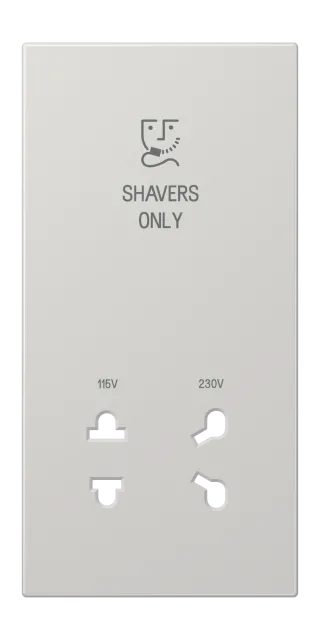 Cover for electric shaver socket outlet