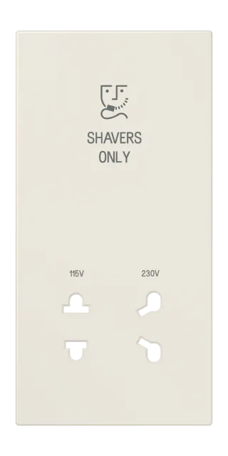 Cover for electric shaver socket outlet