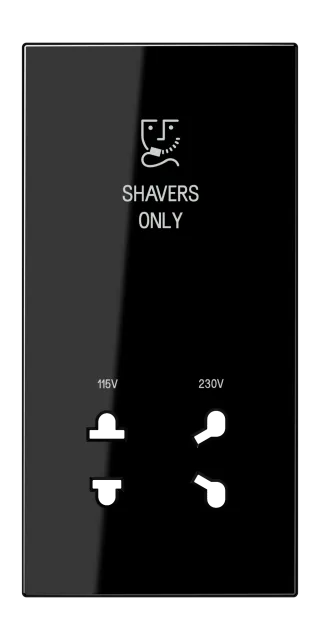 Cover for electric shaver socket outlet