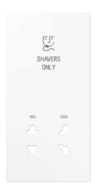 Cover for electric shaver socket outlet