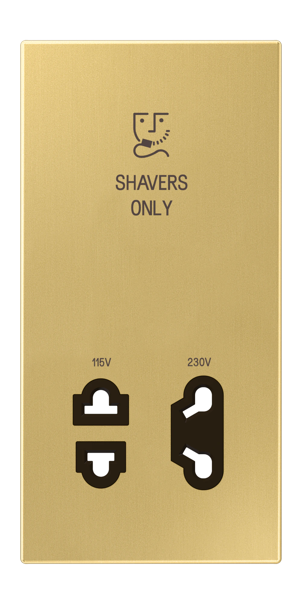Cover for electric shaver socket outlet — JUNG Other, Ivory, art. SOME7522CPL