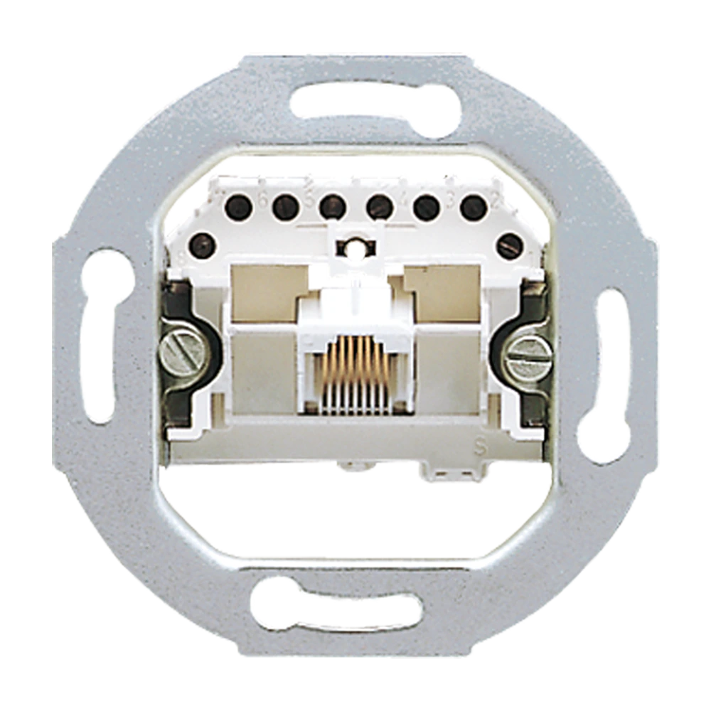 Modular jack socket, cat. 3 — JUNG Other, Ivory, art. UAE8UPO