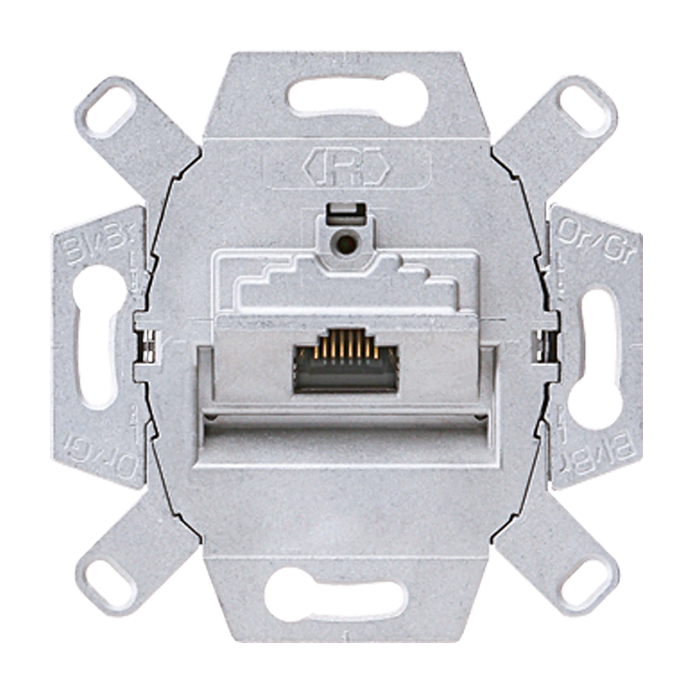 Modular jack socket, cat. 6 / cat. 6A iso — JUNG Other, Ivory, art. UAE8UPOK6